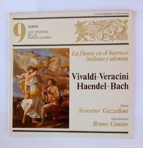 Discos de vinil: LOS TESOROS DE LA MÚSICA CLÁSICA SARPE Nº 9. VIVALDI VERACINI HAENDEL BACH. LP. TDKDA53